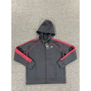 Under Armour Sweater Womens Large Black Red Hoodie Sweatshirt Asian Tiger Tattoo